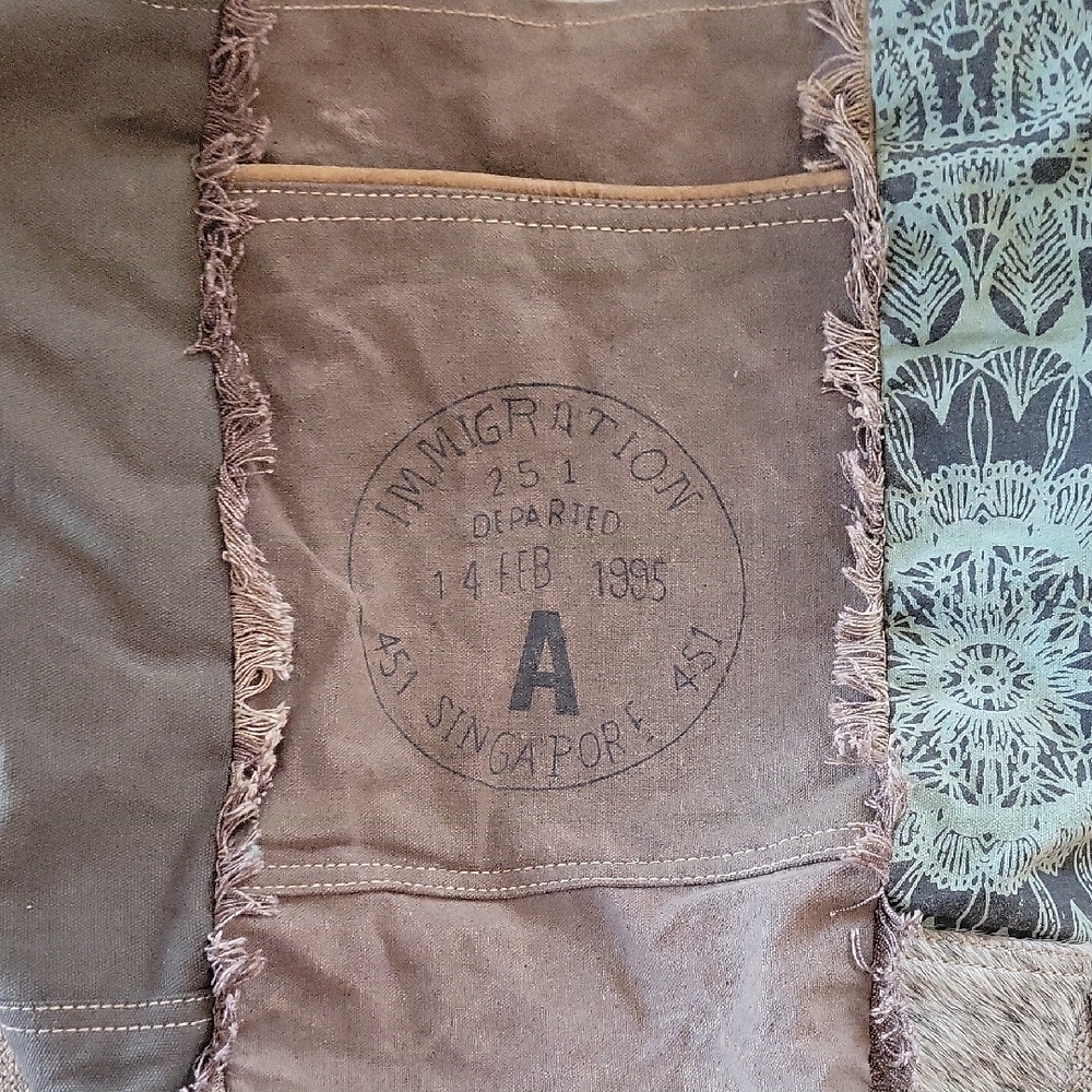 Myra Bohemian Patterned Weekender - image 3